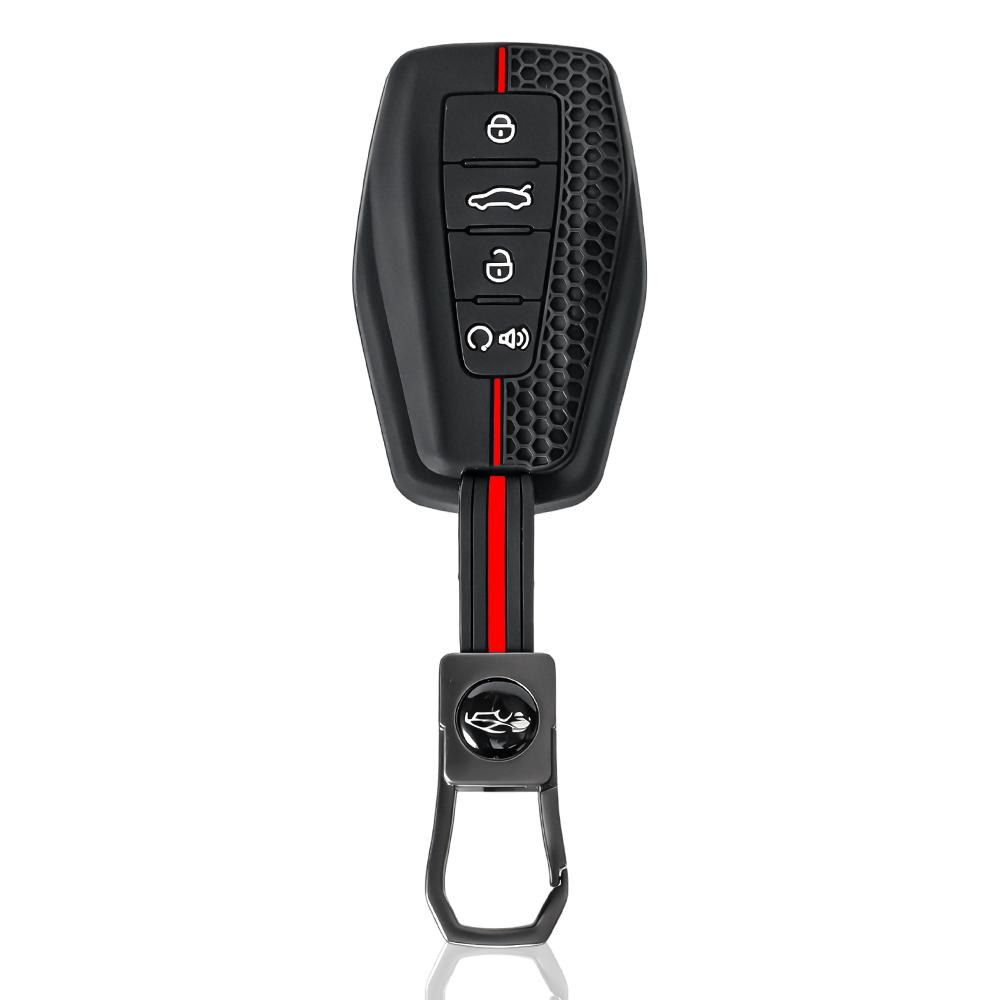 

Silicone Car Remote Key Case Cover For Geely Emgrand X7 Ex7 Coolray - Auto Styling Fob Keychain Protective Accessories