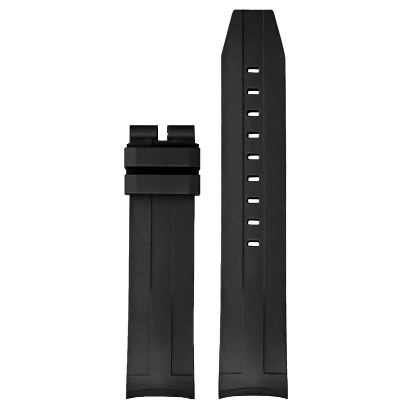 

Водонепроницаемый ремешок для часов из фторкаучука FKM для серии Tissot 1853 Seastar T120 21 мм изогнутый ремешок для часов 21mm