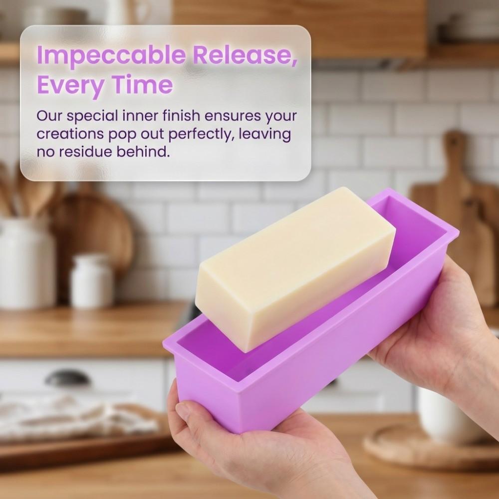 Silicone Silicone Loaf Mold Long Cavity Toast Baking Mold Rectangle Cake Mold Home Baking
