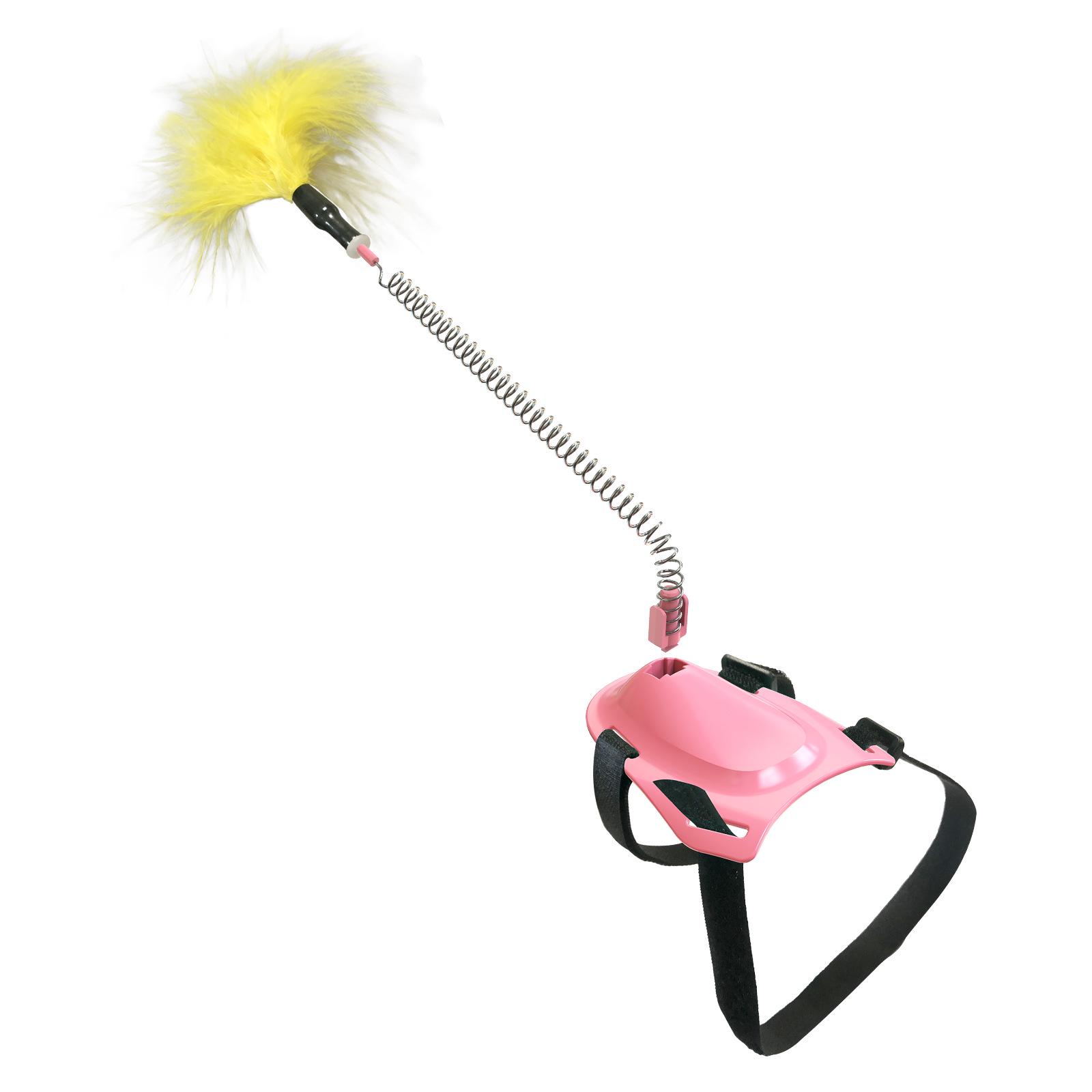 Popular Spring Teaser Stick & Creative Kicking Toy for Cats красный