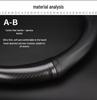 Hongqi Steering Wheel Cover: Leather & Carbon Fiber, Non-Slip, Fits H5/HS5/HS7/H7/HS3/H9, All-Season.