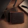 Leather Wallet Men's Leather Horizontal Wallet Men's Dollar Wallet