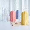 DIY Plastic Mold Trapezoidal Buildings Blocks Mould Tool for Soy Wax Mold Scented Making Crafts Supplies