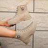 New Platform Shoes for Women Casual Sneakers Lace Up Women's Ankle Boots Outdoor Fashion Short Platform Boots Zapatos De Mujer