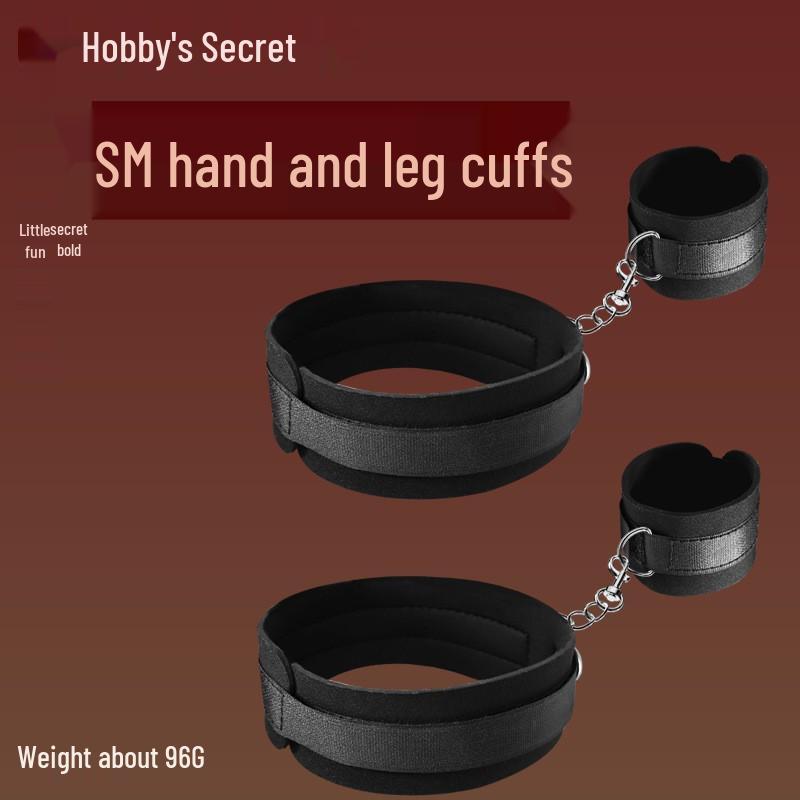 Bondage Door Restraint Strap and Handcuffs Set