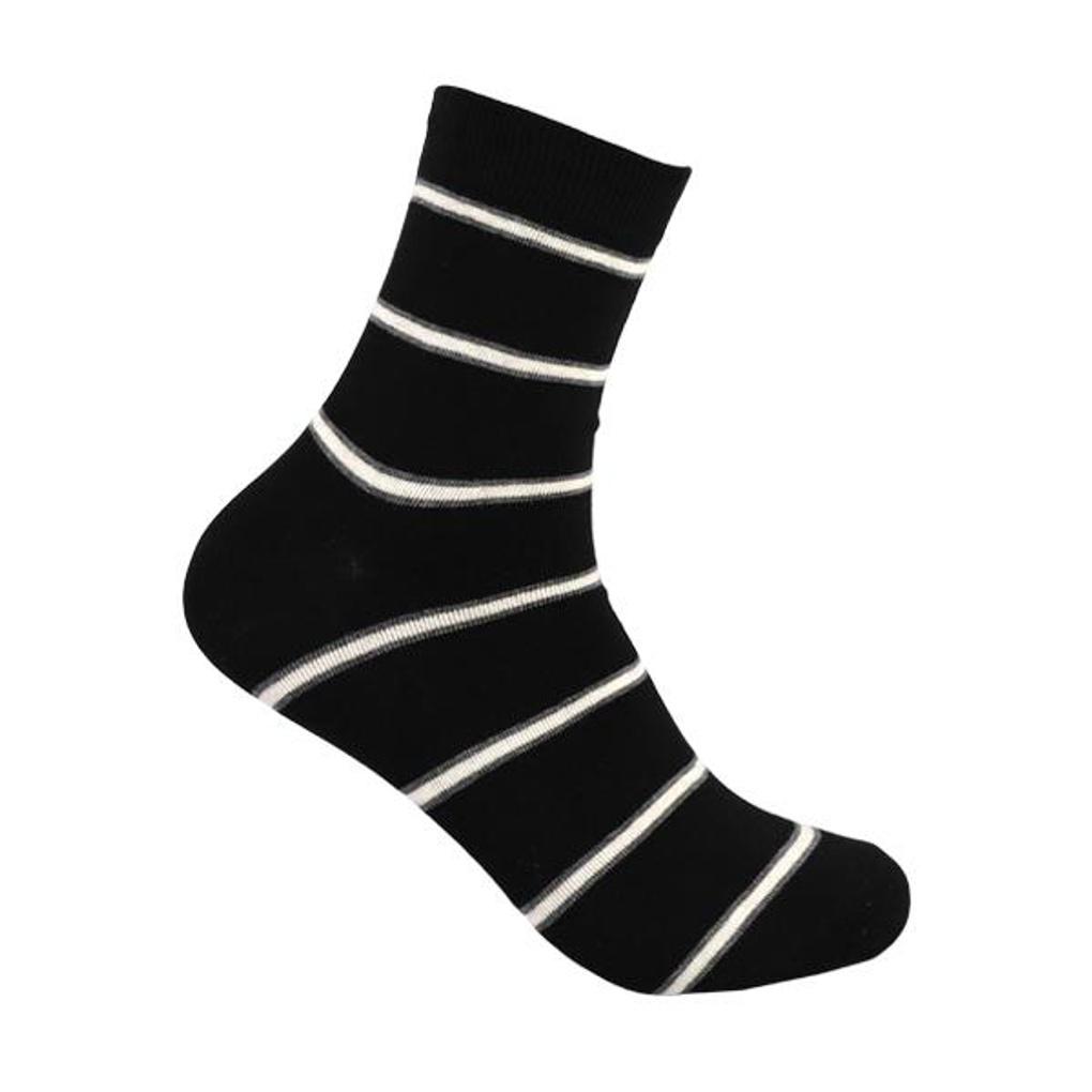 

Believers Men s Socks Long Socks Striped Casual Socks BRSC001