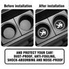 Car Coaster Water Cup Non-Slip Silicone Pad g Emblem Mat Valve For Peugeot 208 3008 2008 5008 207 307 206 107 408 Auto Accessories
