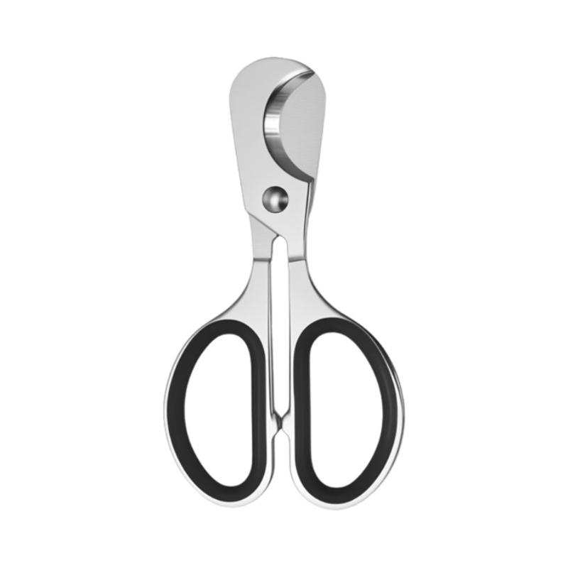 Stainless Steel Tablet Scissors Double Edged Blade For Precise Cutting Comfortable Handle Multipurpose Tool