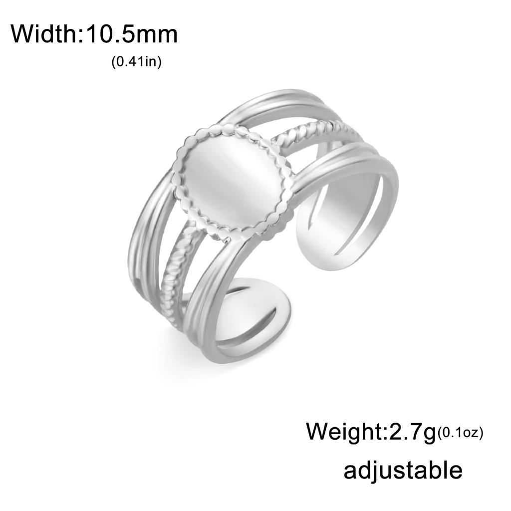 Fashion Stainless Steel Open Ring Dragonfly Irregular Geometric Finger Rings Women Jewelry Wedding Gift Wholesale