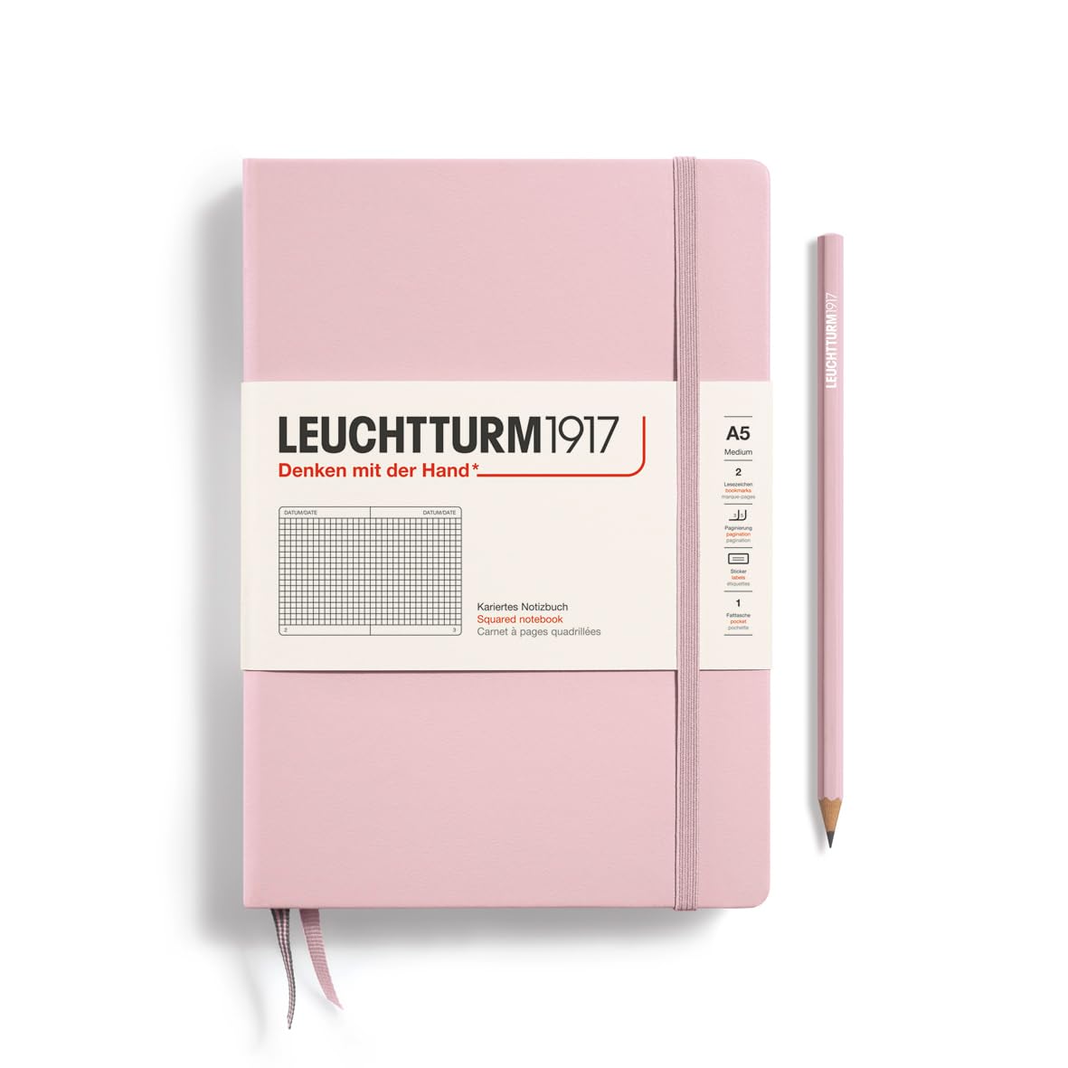 

Leuchtturm A5 Grid Powder Notebook 361575 (Official Import)