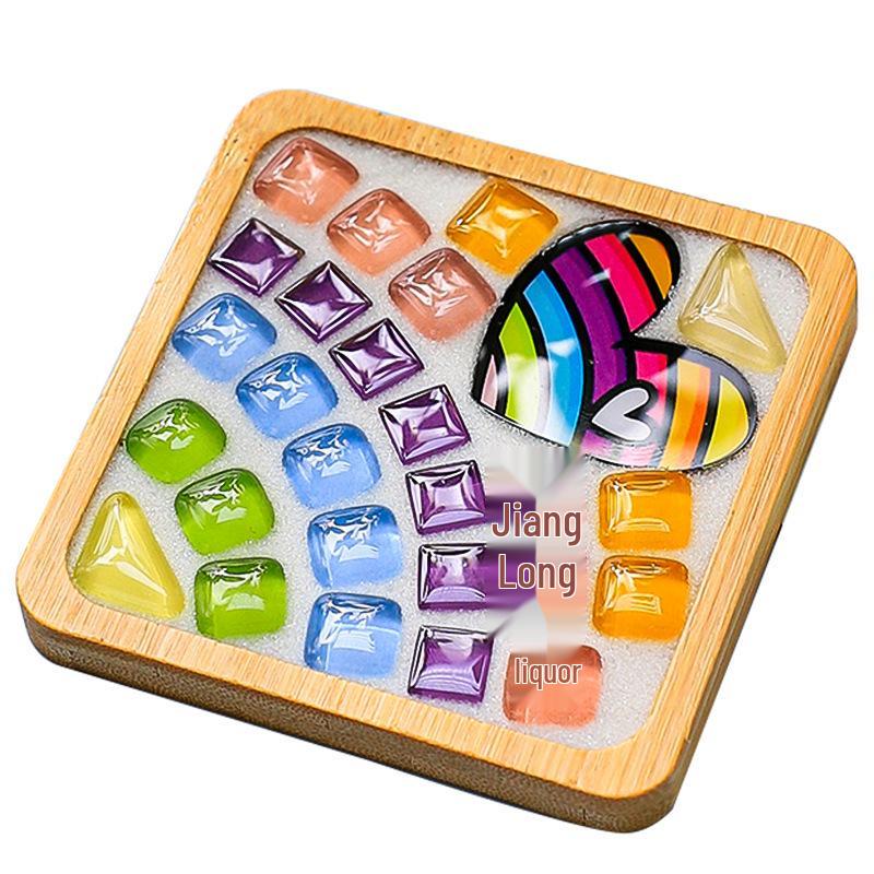Mosaic DIY Coaster Kit: Parent-Child Creative Gift for Kids