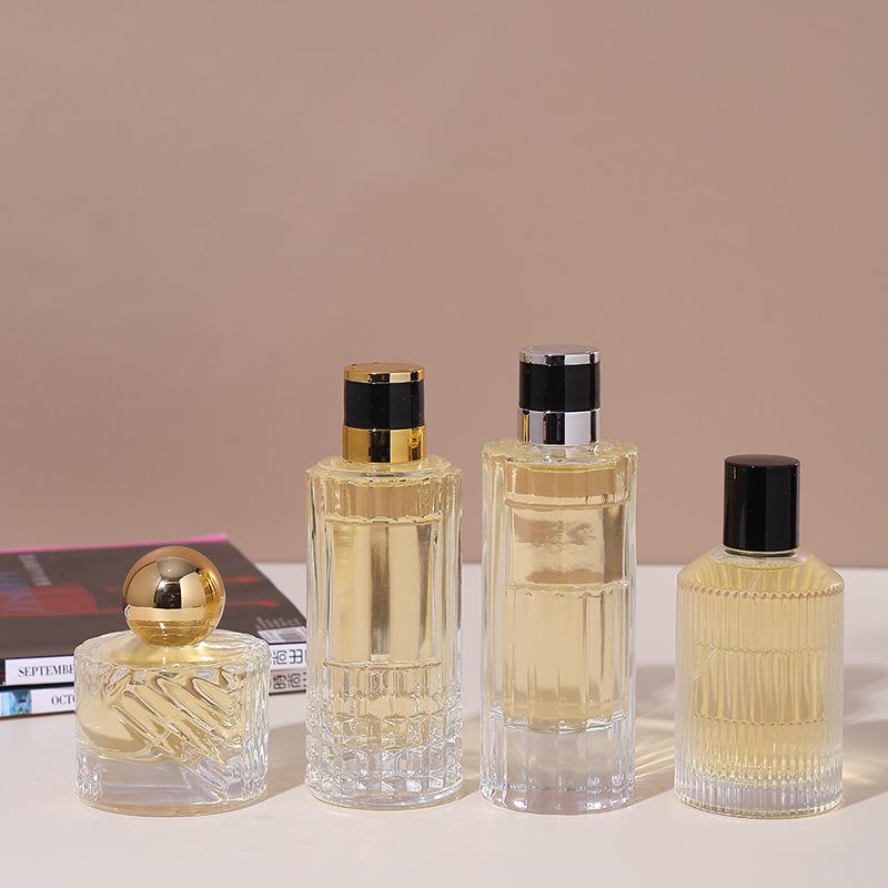 In-stock Empty Perfume Bottles: Glass Spray Bottles for Car or Personal Use in 30ml, 50ml, and 100ml Sizes