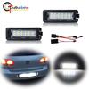 For VW GTi Golf 4 5 6 7 MK4 MK5 MK6 MK7 Passat B7 CC EOS Scirocco Beetle 2PCS LED Number License Plate Lights With Canbus