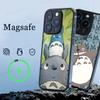 T-TotoroS Phone Case Magnetic Case For iPhone 17 16 15 14 13 12 11 For Magsafe Wireless Charge Cover