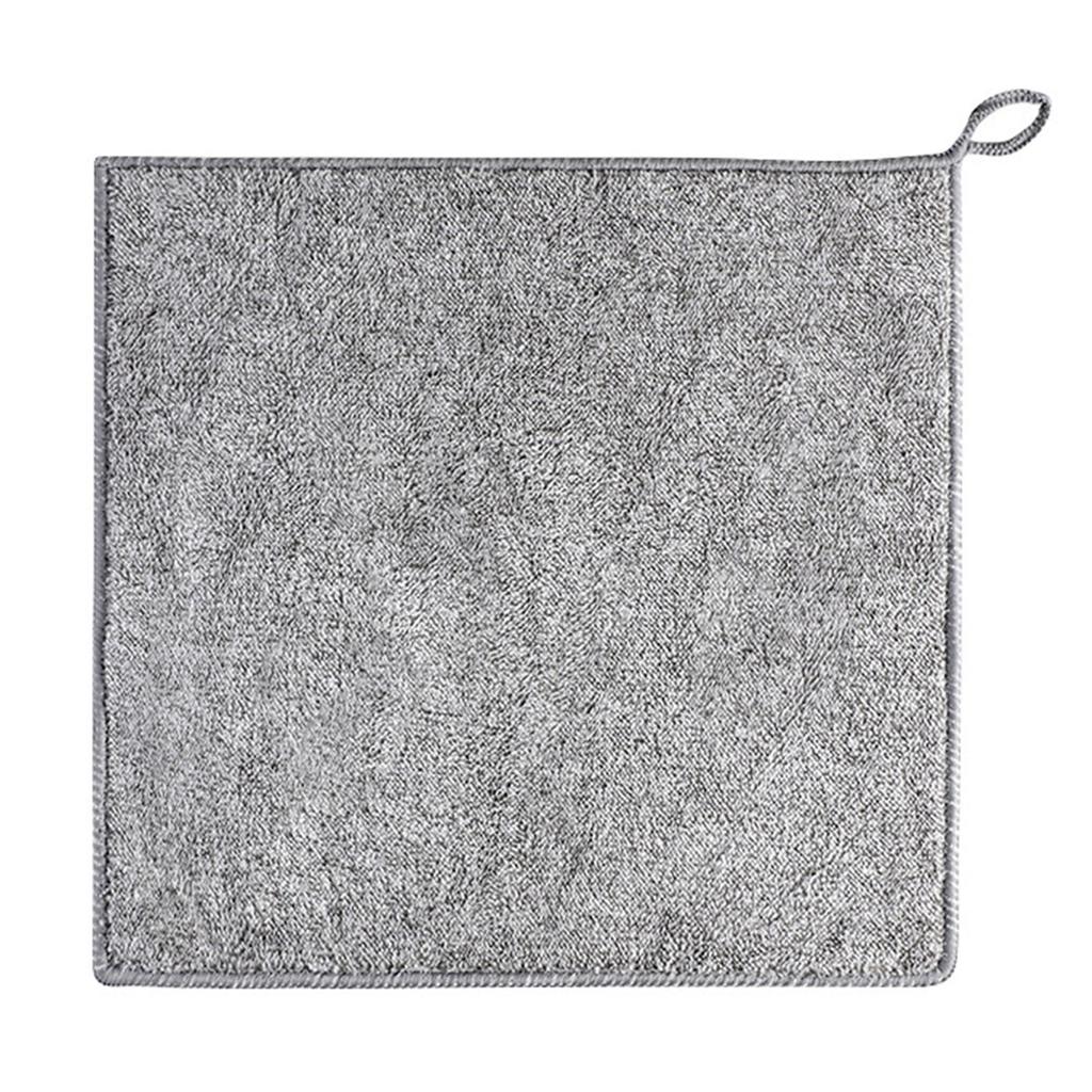 Cleaning Cloth Bamboo Fiber Quick Dry Towel Super Absorbent Cloth 30x30cm for Home Kitchen
