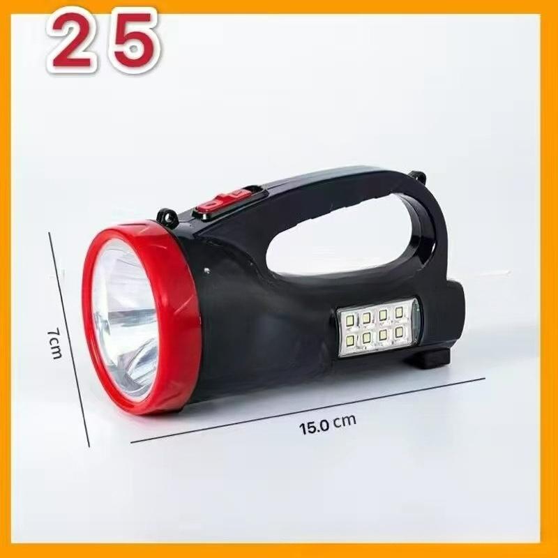 Super Bright LED Searchlight-High Power Handheld Spotlight with Long Throw Tactical Lighting for Patrol Flood Control & Camping