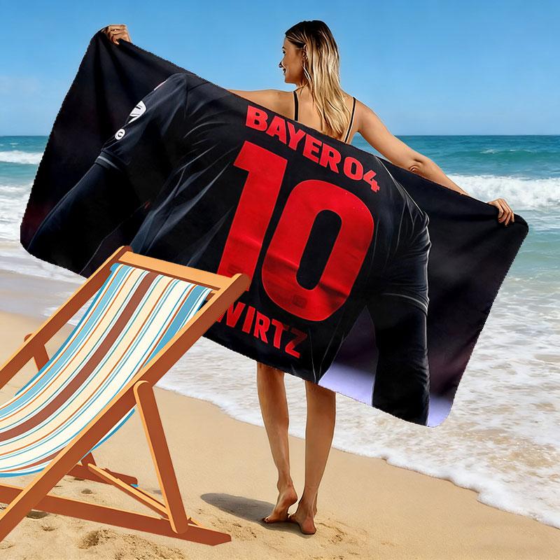 Wirtz Print Beach Towel, Large Soft Quick Dry Towel for Beach Camping Swimming