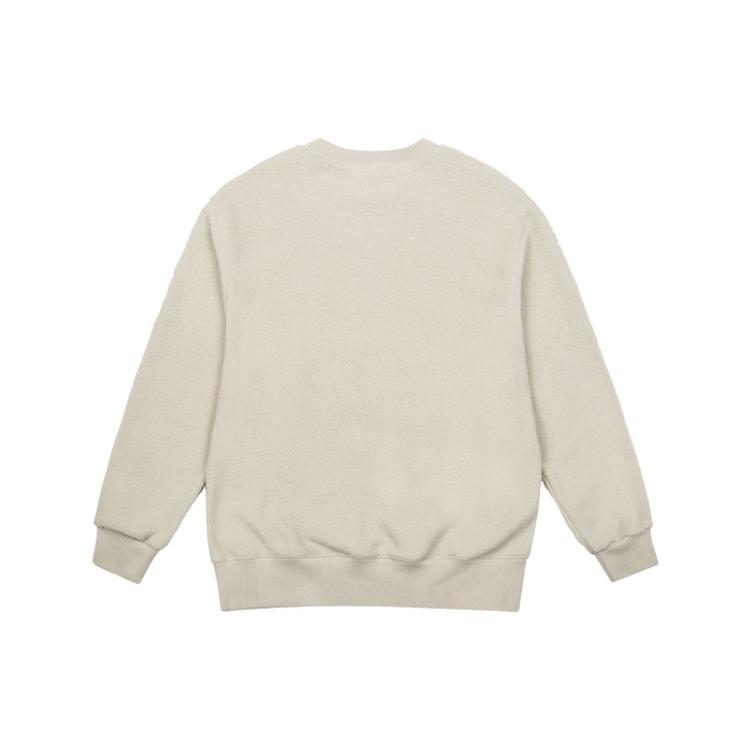 New MLB Base Logo Sweatshirts Unisex Ecru 31MTF1061-50B