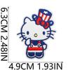 Anime Kitten Embroidery Cloth Sticker Cute Classic Animated Cat Patch Sticker Clothes Dress Up Big Face Cat Embroidery Label
