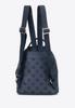 Wittchen Women's Backpack In Imitation Leather With Embossing, Navy Blue, Eco-Leather