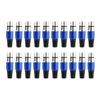 20Pcs 3 Pin XLR Female Plug Audio Socket Connector for Stage Studio KTV