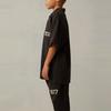 Fear of God Essentials SS22 Solid Color Logo Printed Short Sleeve Polo Shirt Kids Polo Shirts FOG-SS22-046