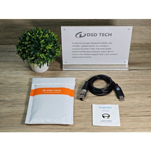 DSD TECH SH-RS09B USB-DMX Cable for Freestyler QLC and Pi Open Lighting (1.8M)