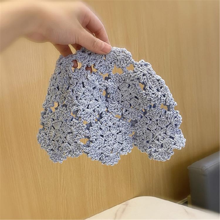 Soft Cotton Crochet Hat Comfortable Skull Hat Pullover Beanies Hat for Women Teens Japanese Aesthetic Lover Dressingup