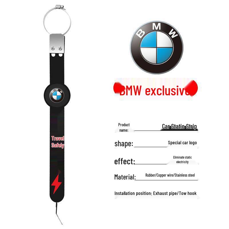 Anti-Static Car Grounding Strap for Exhaust Pipe Static Removal