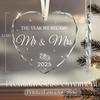 Wedding Gifts for Couples 2025, Mr and Mrs Gift Bridal Shower Gifts Wedding Gift Just Married Decorations for Bride, Newlywed Couple Just Married