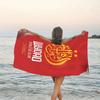 1pc Football Team (53) Beach Towel, Beach and Seaside Swimming Pool Equipment, Fashion Pattern, Rectangular, Travel Essentials