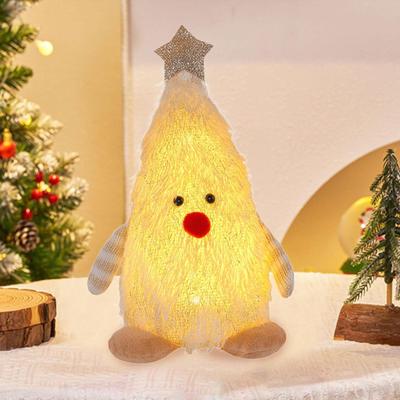 Light Up Christmas Doll Decoration Toy for Holiday