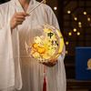 Cartoon Mid-Autumn Festival Lantern Wood Lantern DIY Material Package Kawaii Rabbit Lanterns  Kids