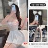 Sexy Lingerie Female Sexy Suspender Lace Seduction Nightgown Nightclub Hot Uniform No-take Pajamas