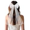 Brautschleier Schleife Haarspange Schmuck Braut Modernes Kopfschmuck Blingbling Haarschmuck Braut Hochzeitsfeier