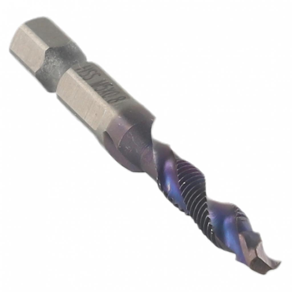 Screw Machine Tap Drill Bit 1/4 Hexagon Shank For Fast Drilling And Tapping
