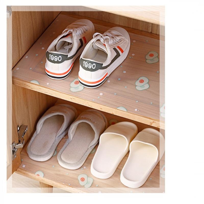 Non Adhesive Anti Slip EVA Kitchen Cabinet Liners 1 Roll Waterproof Dustproof Mat for Kitchen Drawer Shelf Use