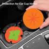 Car Water Coaster 2.36inch Universal Non-Slip Coaster Car Cup Holder Coaster Double-Sided Fruit Design