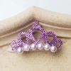 Glittering Crown Hair Clip for Small Pet Photography Daily Hair Styling Tool for Breeds Cats Everyday Wear Party Props