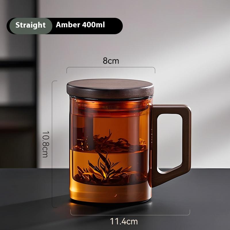 Gianxi Glass Tea Cup Tea Separationcup Personal Office With Handle Household High Temperature Resistance Scented Tea Water Cup