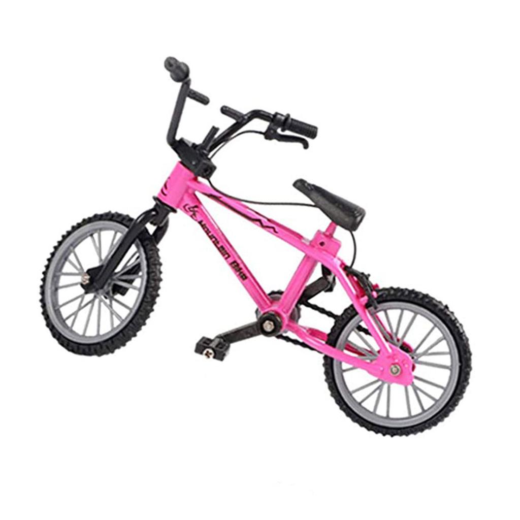 1 stk Retro Legering Mini Finger BMX Sykkel Montering Sykkel Modell Leker Gadgets Gave Leker Modell Mini Bærbar Sykkel For Barn