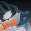 Heavy Duty Safety Work Gloves Palm Coated Knit Fabric for Gardening Repair Anti Slip Durable Hand Protection Work Gloves