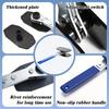 Professional Brake Caliper Holding Tool - Brake Piston Spreader with 360-Degree Ratchet Swing Wrench for Automotive Single