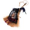 DIY Witch Props Doll Handmade Witch Broom Pendant Doll Ornaments Halloween Witch Doll  Party Prop