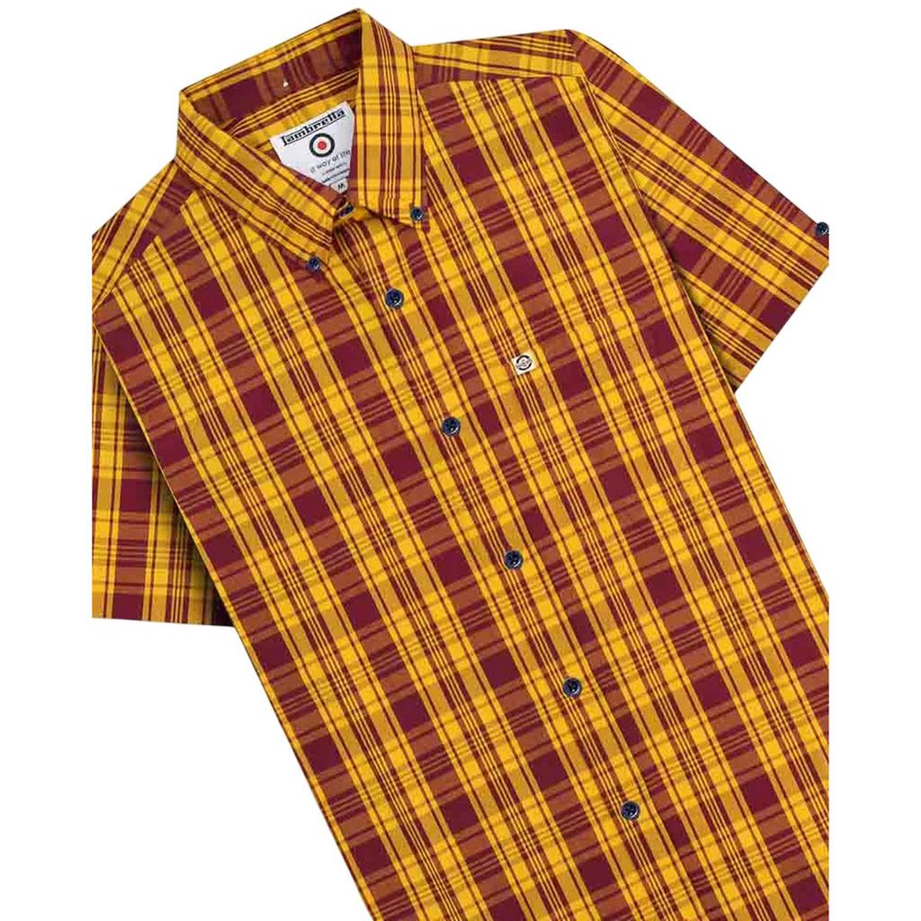 Lambretta Unisex Adult Checked Shirt