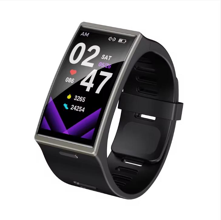 Original DM12 Smart Band 1.91inch Full Touch Screen Curved 3D Glass IP68 Waterproof Heart Rate Sleep Stress Multiple Sports Mode