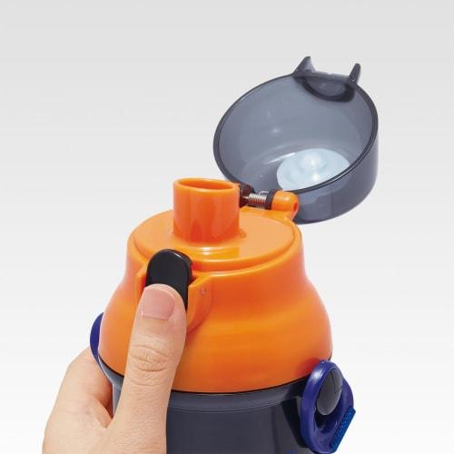 Skater Children's Water Bottle, 480ml, Direct Drinking, Plastic, One-Touch Operation, Dishwasher Safe, Made in Japan, Dragon Ball DAIMA Design, Boys,