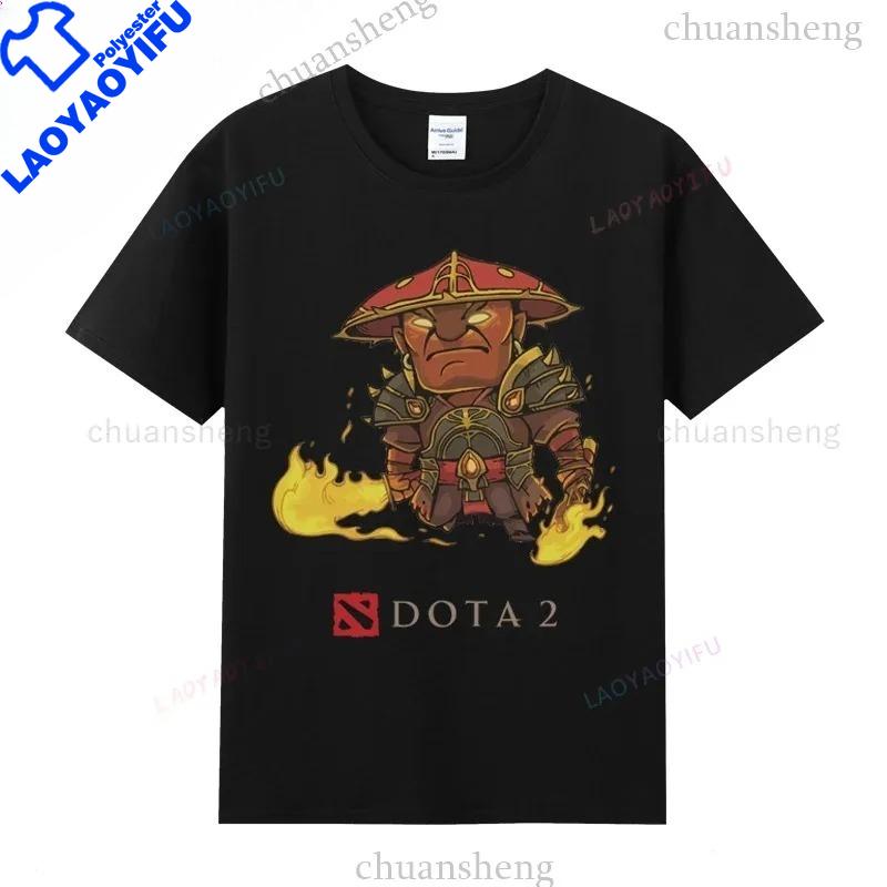 Dota 2 Tshirts Game Hero Printed Tshirt Top Shadow Fiend Pudge Axe Slardar Sven Kunkka Timber Unisex Casual Graphic T Shirts