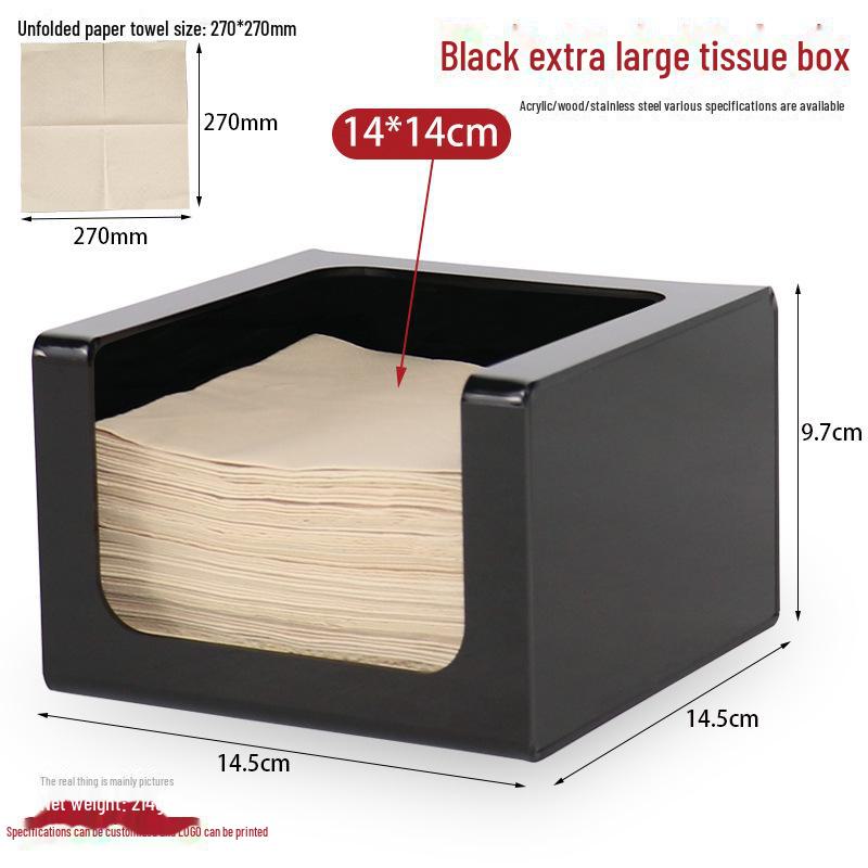 Square Tissue Box - Restaurant & Hotel Napkin Holder
