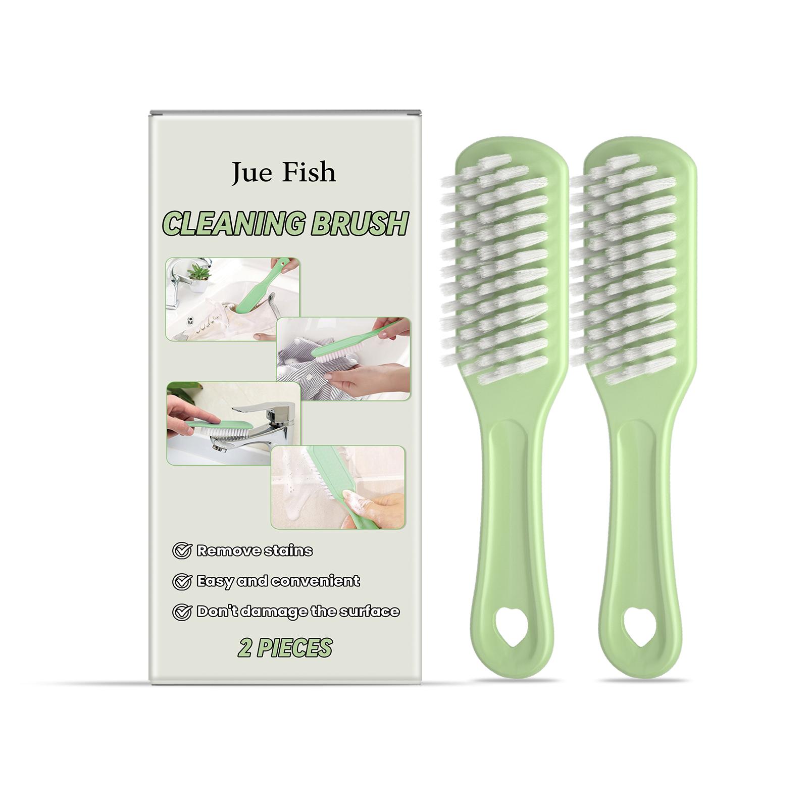 2 pcs Jue-Fish  Multifunctional cleaning brush Household Cleaning Supplies  Strong Decontamination Laundry Cleaning Accessories